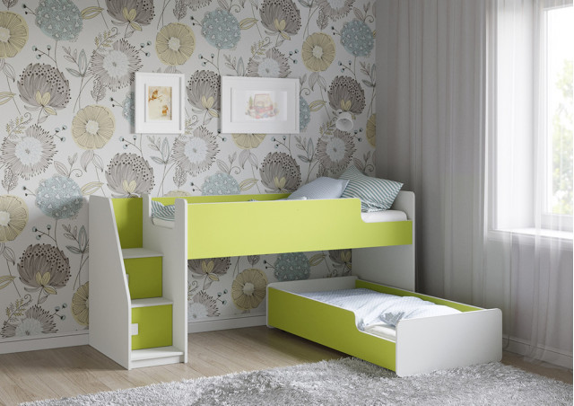 Детская выкатная кровать Легенда К402.41 в Соликамске